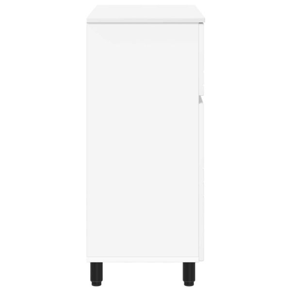 Шкаф със светло за баня Бяло 60 x 35 x 80 см