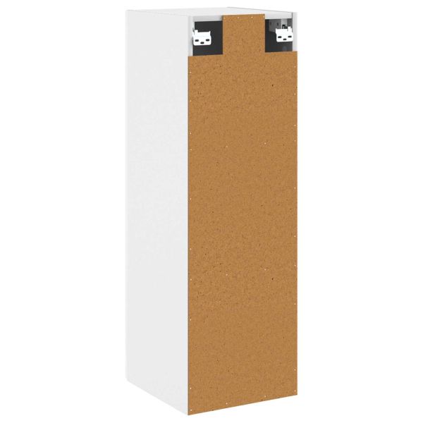 Стенно Баня Кабинет Бял гланц 33 x 34,5 x 60 см