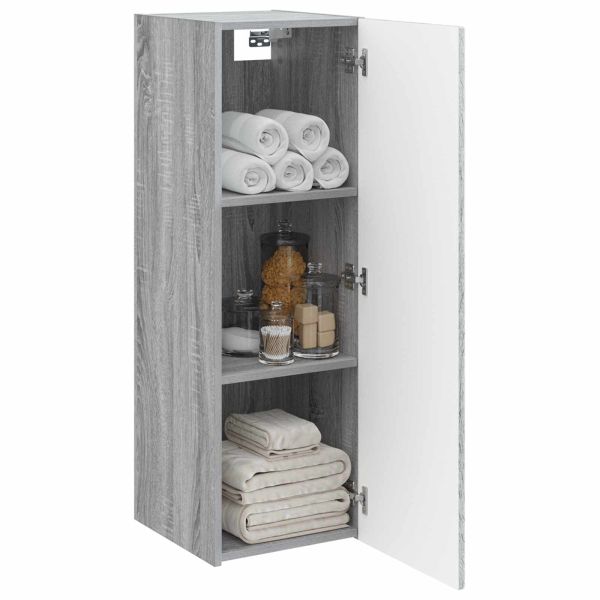 Стенно Баня Кабинет Сив Сонома 33 x 34,5 x 60 см