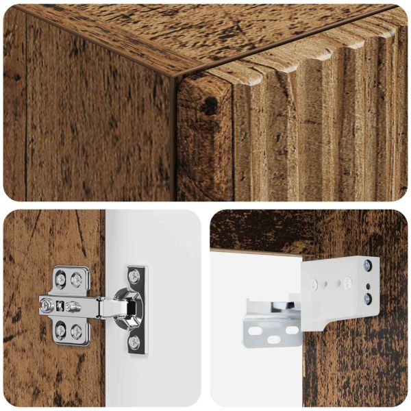 Стенно Баня Кабинет Старо дърво 33 x 34,5 x 60 см