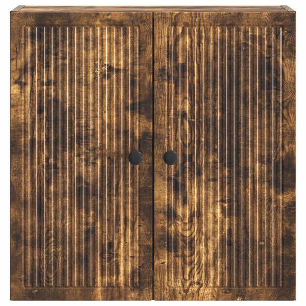 Стенно шкафче Опушен дъб 59 x 31 x 60 см Инженерна дървесина