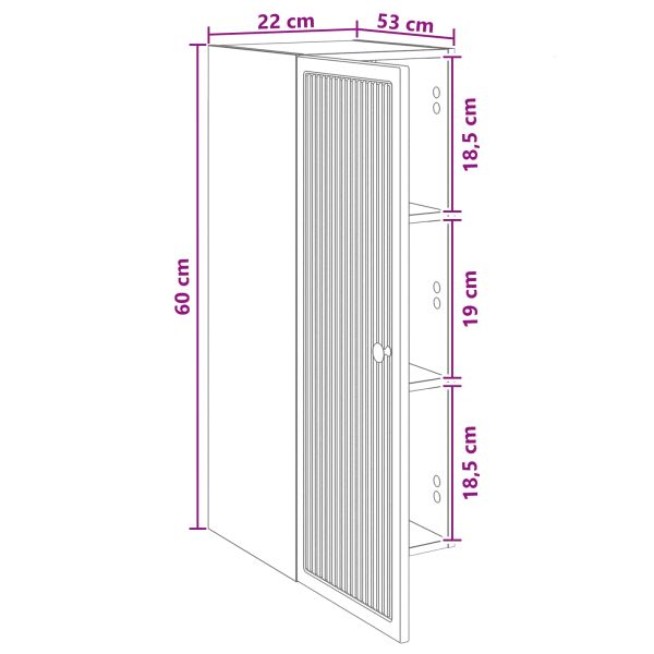 Стенно шкафче Бял гланц 33 x 34,5 x 90 см Инженерна дървесина