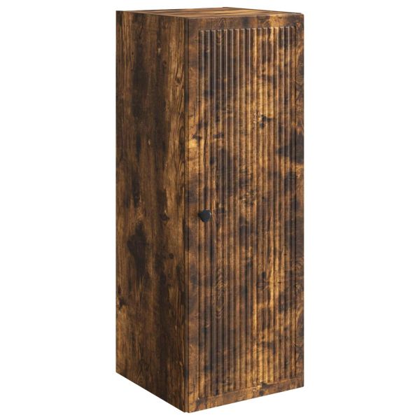 Стенно шкафче Опушен дъб 33 x 34,5 x 90 см Инженерна дървесина