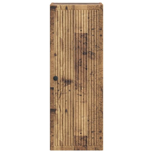Стенно шкафче Старо дърво 33 x 34,5 x 90 см Инженерна дървесина
