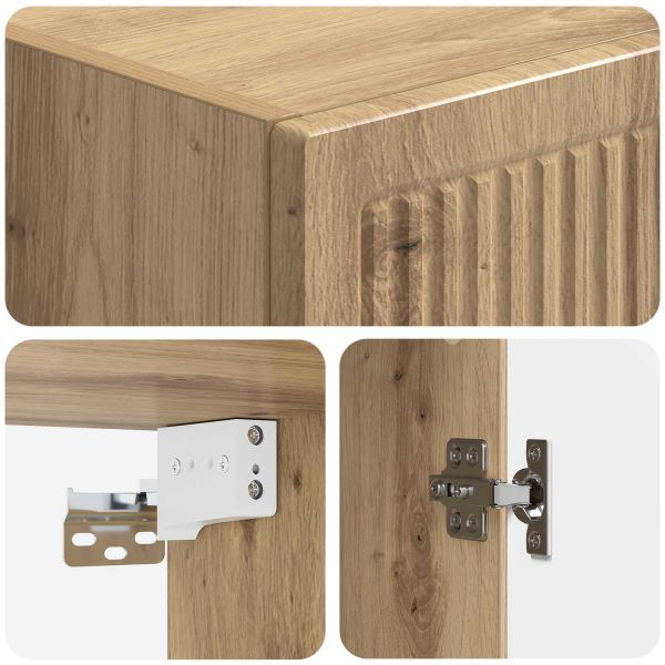 Стенно шкафче Дъб артизан 33 x 34,5 x 90 см Инженерна дървесина