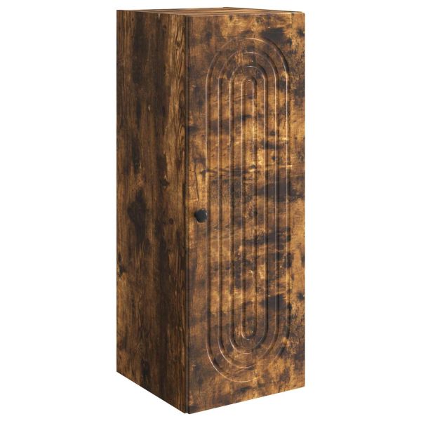 Стенно шкафче Опушен дъб 33 x 34,5 x 90 см Инженерна дървесина