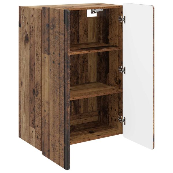 Стенно шкафче Старо дърво 66 x 34,5 x 92 см Инженерна дървесина