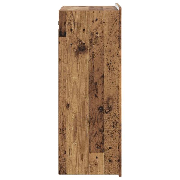 Стенно шкафче Старо дърво 66 x 34,5 x 92 см Инженерна дървесина