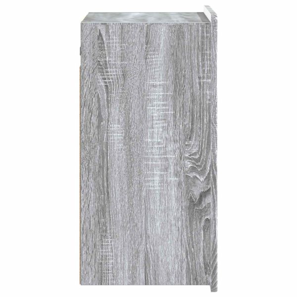 Стенно шкафче Сив Сонома 59 x 31 x 64 см Инженерна дървесина