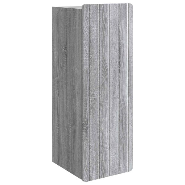 Стенно шкафче Сив Сонома 33 x 34,5 x 94 см Инженерна дървесина