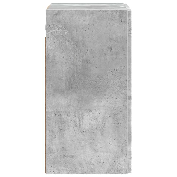 Стенно шкафче Бетонно сиво 59 x 31 x 60 см Инженерна дървесина