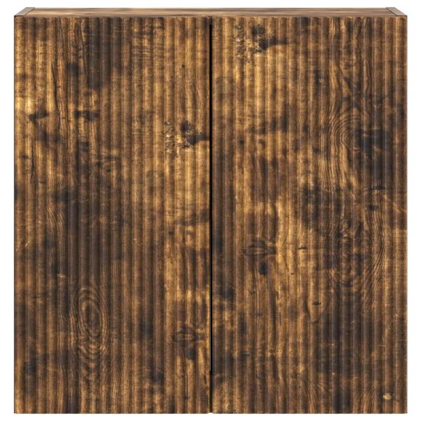 Стенно шкафче Опушен дъб 59 x 31 x 60 см Инженерна дървесина
