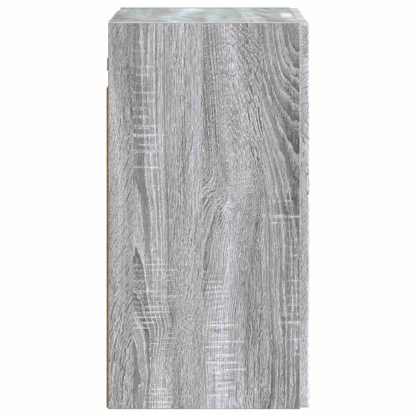 Стенно шкафче Сив Сонома 59 x 31 x 60 см Инженерна дървесина