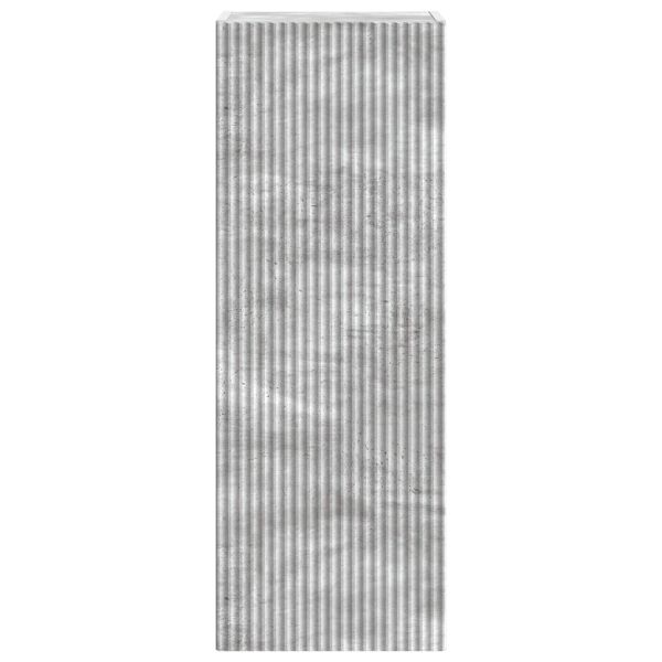 Стенно шкафче Бетонно сиво 33 x 34,5 x 90 см