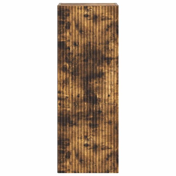 Стенно шкафче Опушен дъб 33 x 34,5 x 90 см Инженерна дървесина