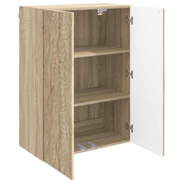 Стенно шкафче Дъб сонома 66 x 34,5 x 90 см Инженерна дървесина
