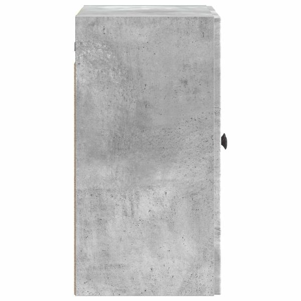 Стенно шкафче Бетонно сиво 59 x 31 x 60 см Инженерна дървесина