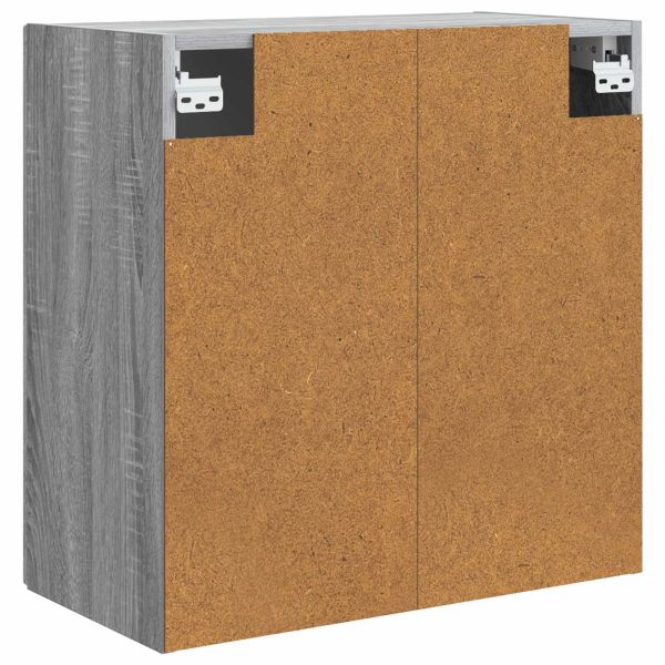 Стенно шкафче Сив Сонома 59 x 31 x 60 см Инженерна дървесина