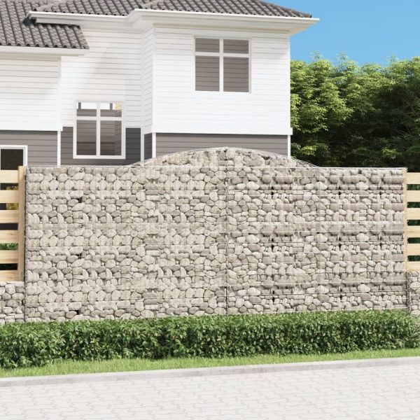 Габионни кошници арка 15 бр 400x30x180/200см поцинковано желязо