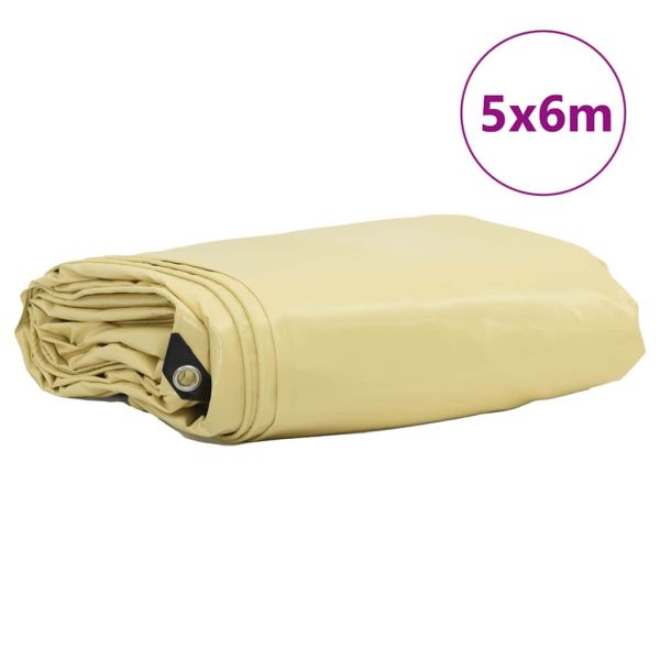 Найлон 650g / m² Бежово 5 x 6 m Канва с PVC покритие
