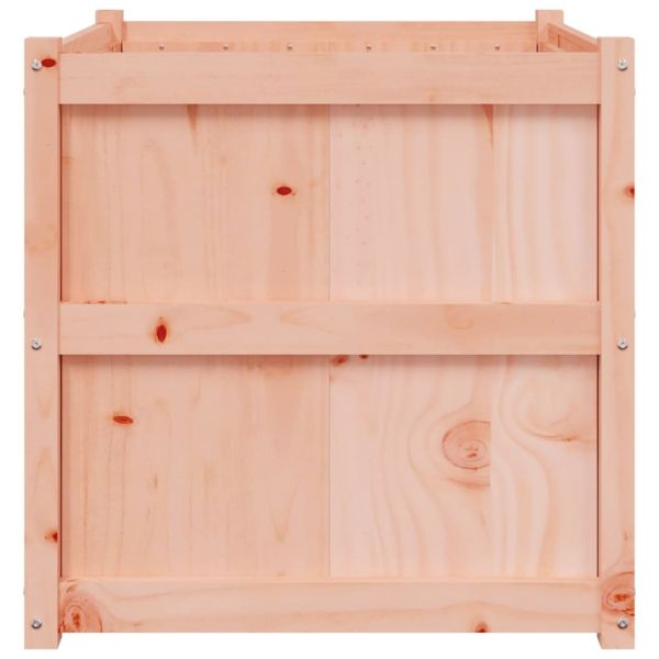 Градински сандък, 70x70x70 см, дугласко дърво масив