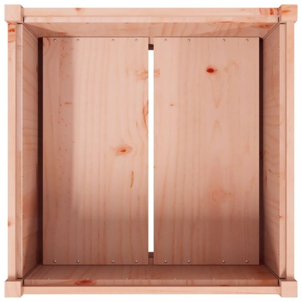 Градински сандък, 70x70x70 см, дугласко дърво масив