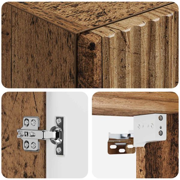Стенно Баня Кабинет Старо дърво 33 x 34,5 x 60 см