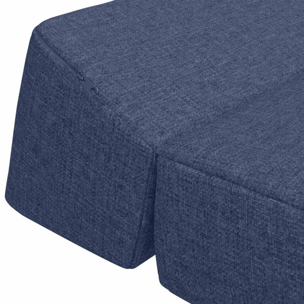 Сгъваем диван легло Синьо 60 x 70 x 41 см Текстил