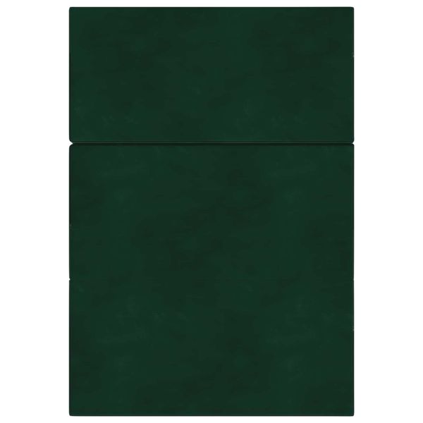 Сгъваем диван легло 120 x 67 x 45 см Тъмнозелено