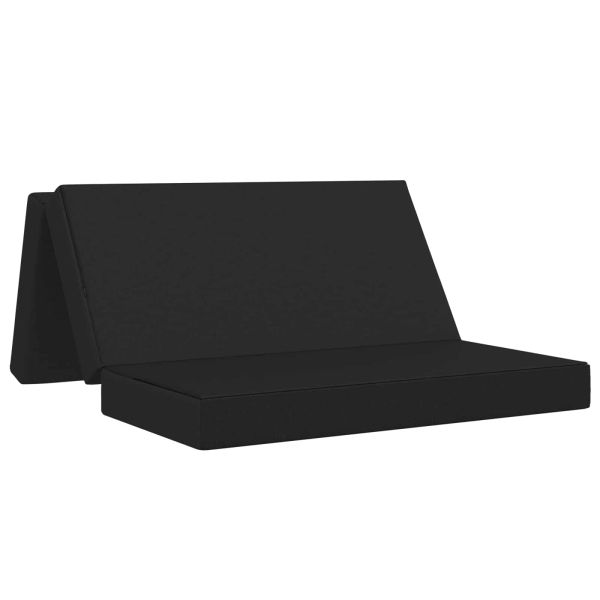 Сгъваем диван легло 140 x 67 x 45 см Черно