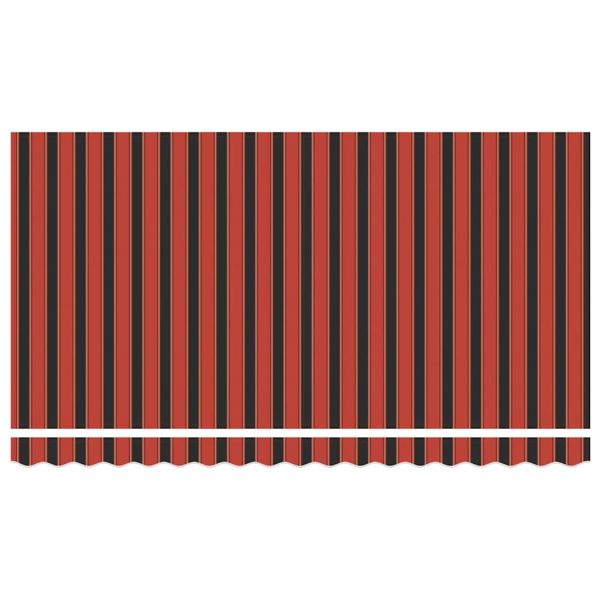 Рамка за сенник Оранжев и Черен 350 x 200 cm