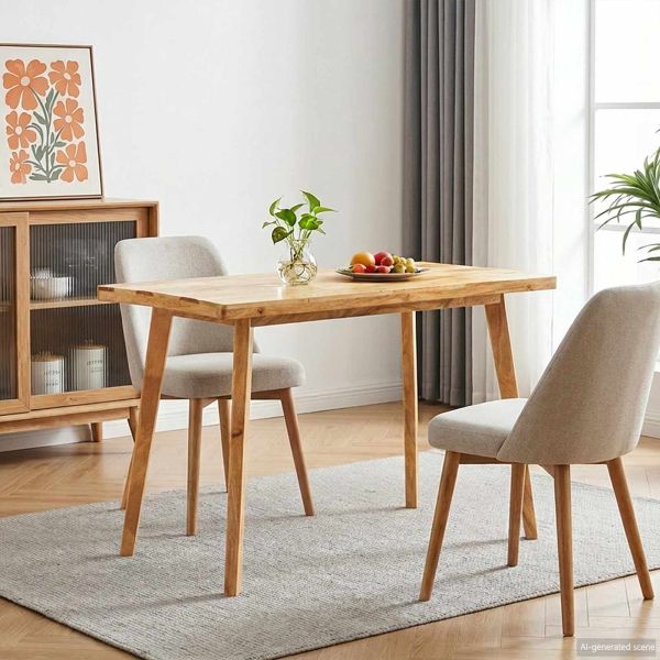 Маса за хранене Естествен 100 х 55 х 75 см