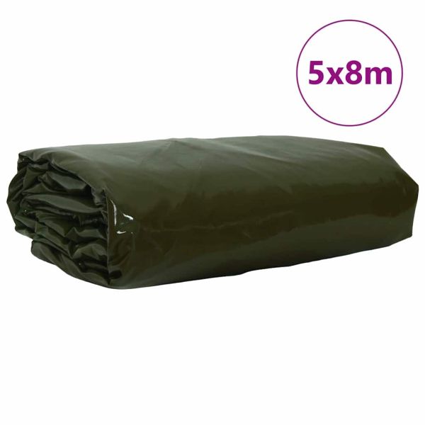 Найлон 650g / m² Маслинено зелено 5 x 8 m Канва с PVC покритие