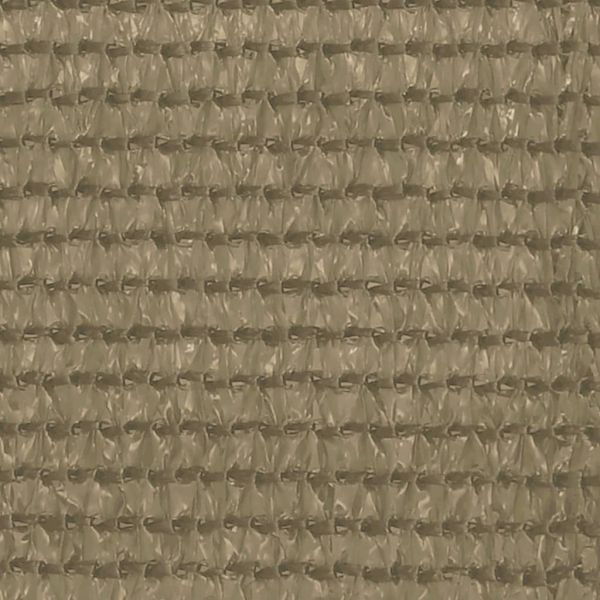 Балконски параван, таупе, 120x500 см, HDPE