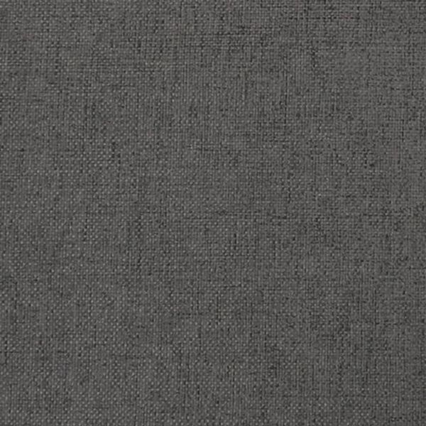 Табуретка, тъмносива, 45x29,5x35 см, текстил и изкуствена кожа