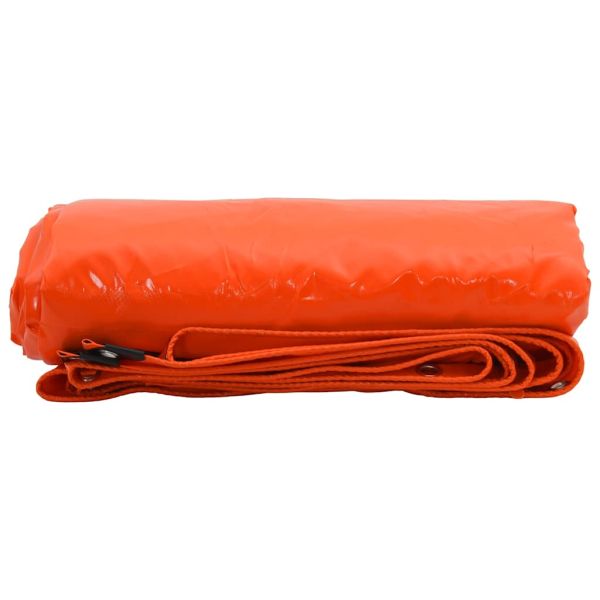 Найлон 650g / m² Оранжево 1 x 2,5 m Канва с PVC покритие