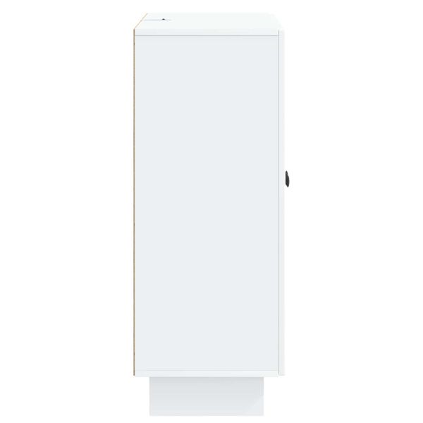 Служебен шкаф Бяло 66 x 34,5 x 90 см Инженерна дървесина