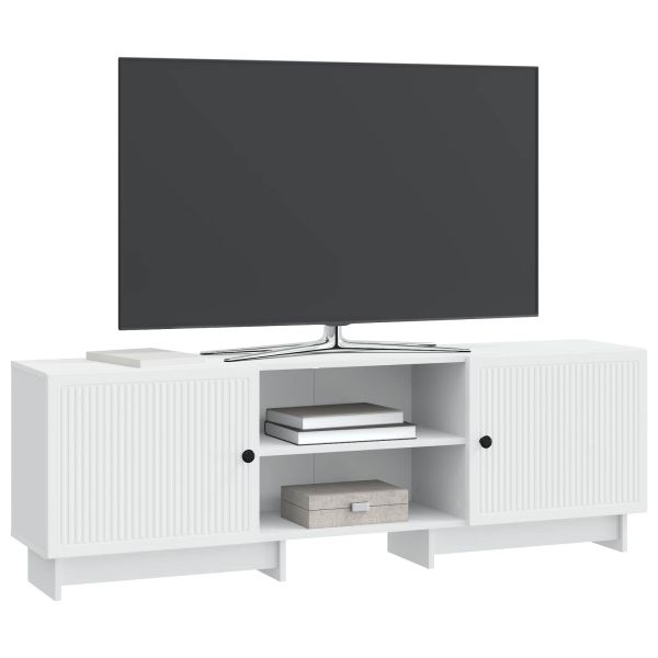 ТВ шкаф Бял 150 x 31 x 50 см Инженерен дървен материал