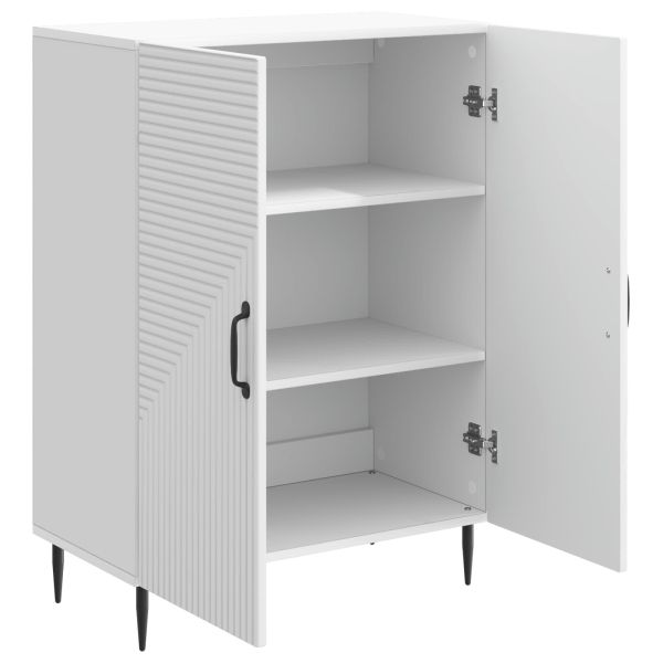 Служебен шкаф Бяло 66 x 34,5 x 89,5 см Инженерна дървесина