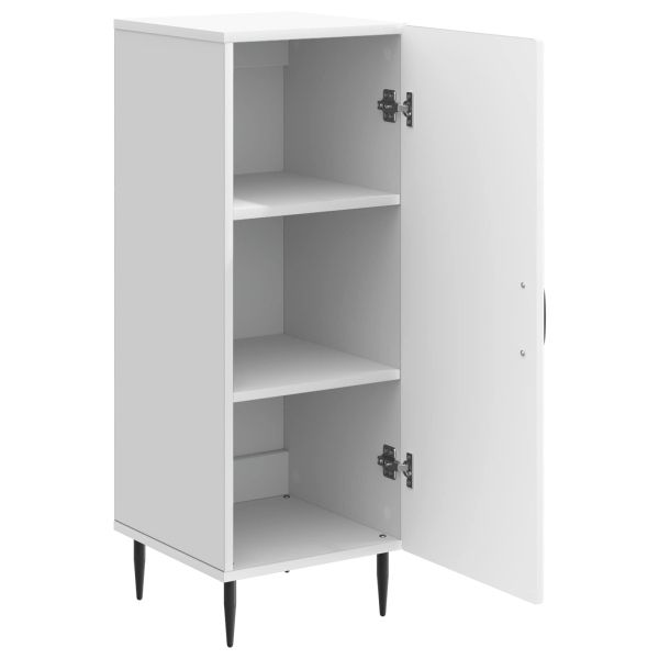 Служебен шкаф Бяло 33 x 34,5 x 89,5 см Инженерна дървесина