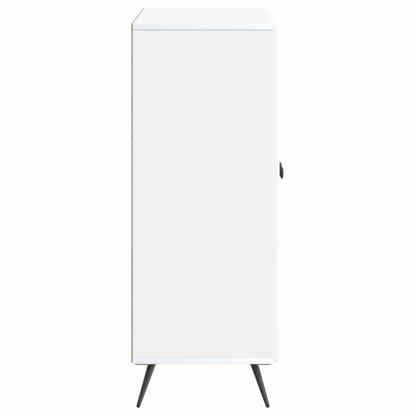 Служебен шкаф Бяло 66 x 34,5 x 90 см Инженерна дървесина