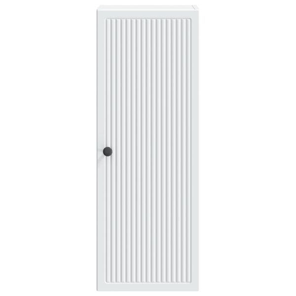 Стенно шкафче Бяло 33 x 34,5 x 90 см Инженерна дървесина