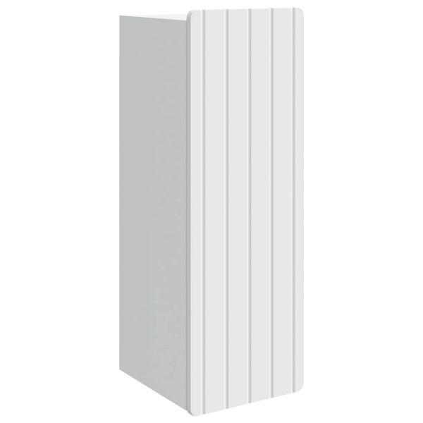 Стенно шкафче Бяло 33 x 34,5 x 94 см Инженерна дървесина