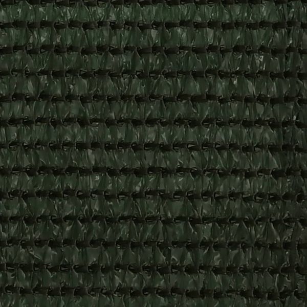 Балконски параван, тъмнозелен, 75x600 см, HDPE