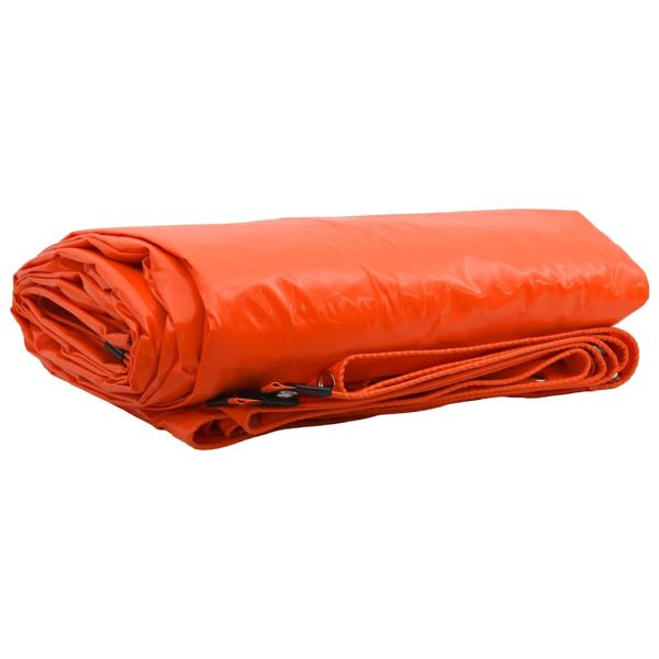 Найлон 650g / m² Оранжево 1,5 x 2,5 м Канва с PVC покритие