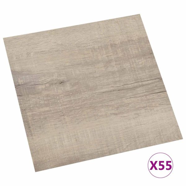 Дъски за под 55 pcs Таупе 5,11 м² ПВЦ
