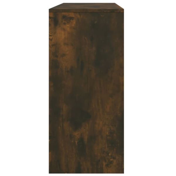 Конзолна маса, опушен дъб, 100x35x76,5 см, инженерно дърво