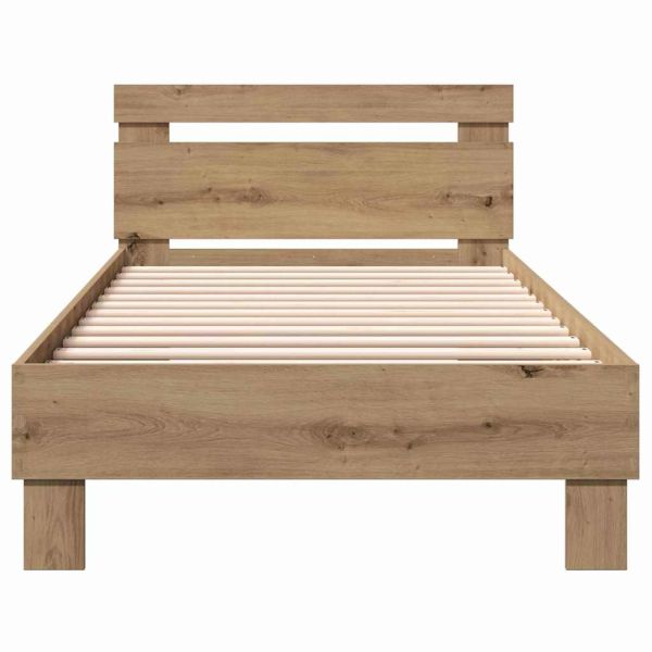 Рамка за легло Дъб 203 x 95 x 70 см Инженерно дърво