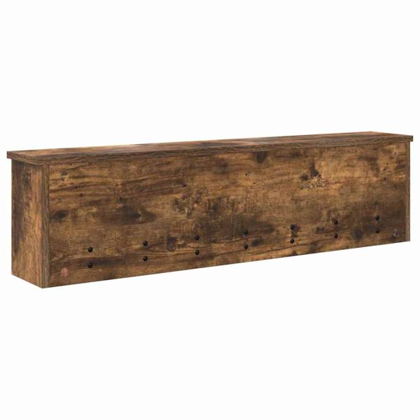Стенен закачалка за палта с рафт Димян дъб 100 x 16 x 26 см