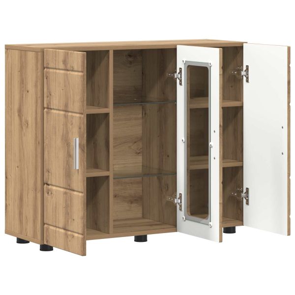 Дървен шкаф Дъб 88,5 x 30,5 x 73 см Инженерно дърво